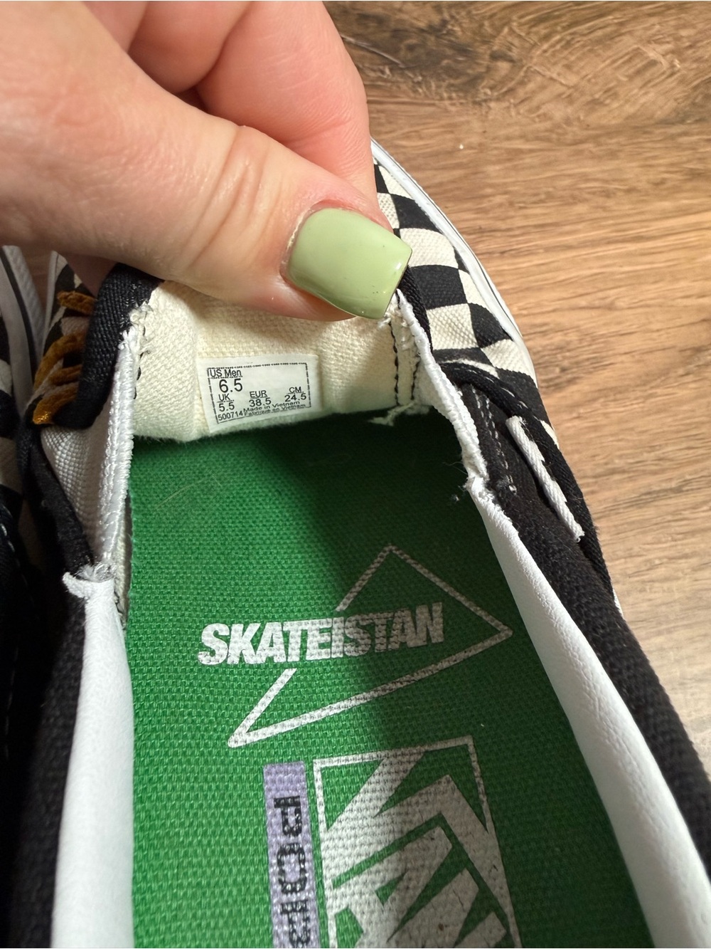 Vans Skateistan Slip Ons 6.5 Women’s 8 - Picture 6 of 7